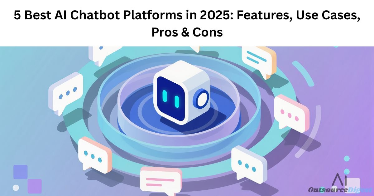5 Best AI Chatbot Platforms in 2025: Features, Use Cases, Pros & Cons
