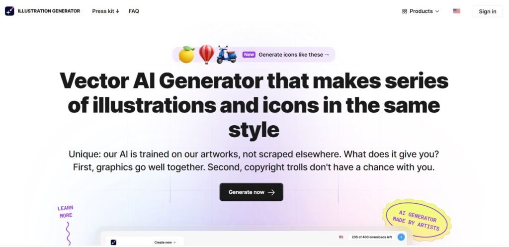 AI Illustration Generator