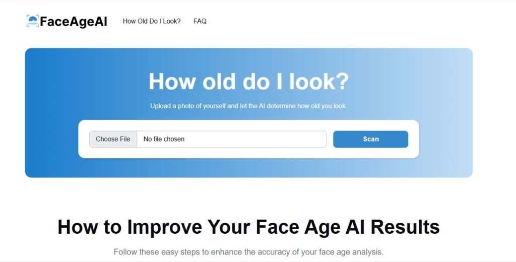 Face Age AI