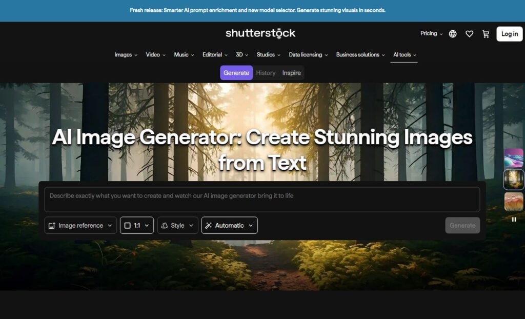 shutterstock AI Image Generator