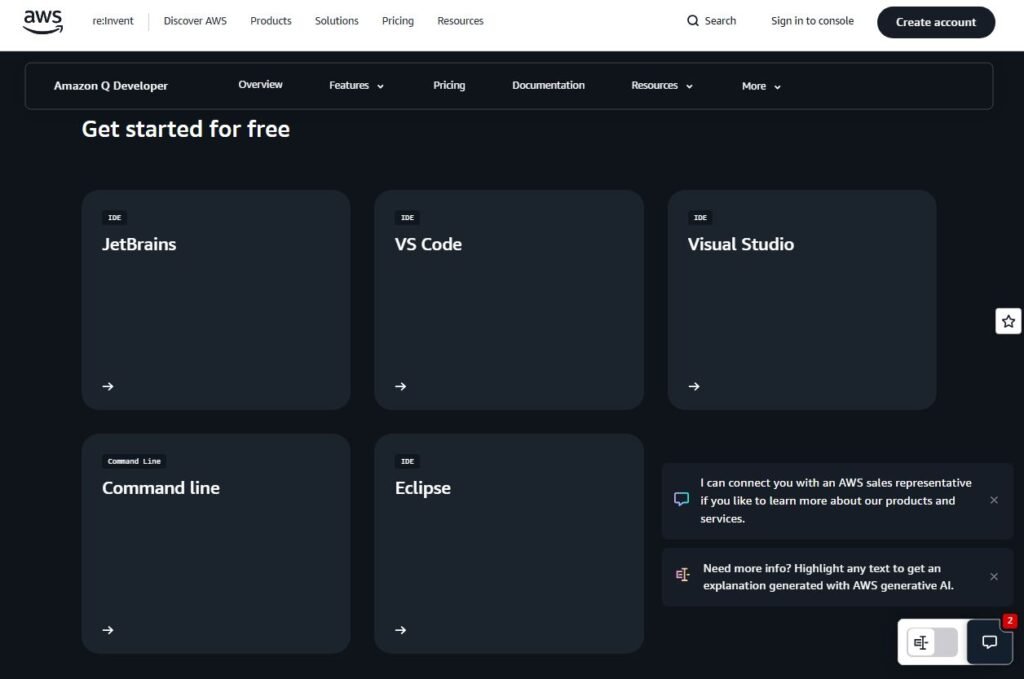 Amazon Q Developer is an AI Coding Tool