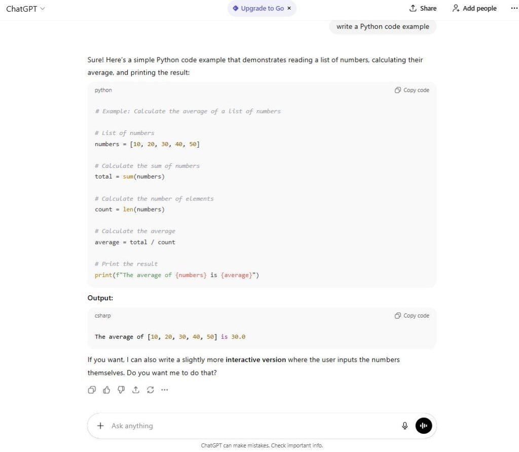 chatgpt can use as AI Coding Tool